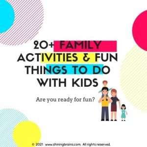 Family Activities Fun Things to do with kids