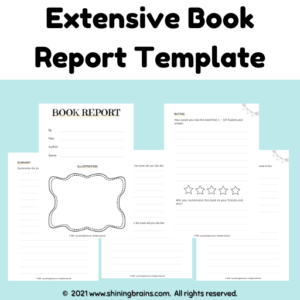 book report template | book review worksheets