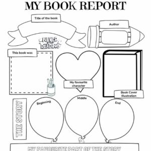 book report template